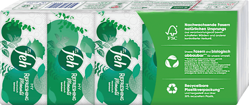 Taschentücher Menthol 4-lagig feh