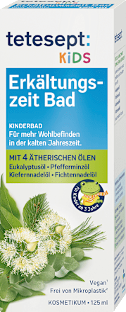 Kinderbad Erkältungszeit Bad tetesept: KIDS