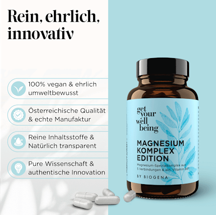 Magnesium Komplex Edition Kapseln 60 St get your well being BY BIOGENA