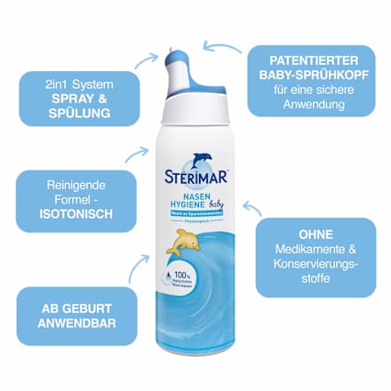 Nasenhygiene Baby STÉRIMAR