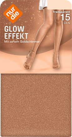 Strumpfhose mit Glow-Effekt amber Gr. 44/48, 15 DEN nur die