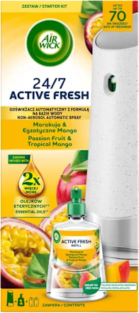 Aparat odorizant cu rezervă Fructul Pasiunii și Mango AIR WICK
