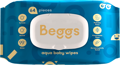 vlhčené ubrousky Aqua baby Beggs