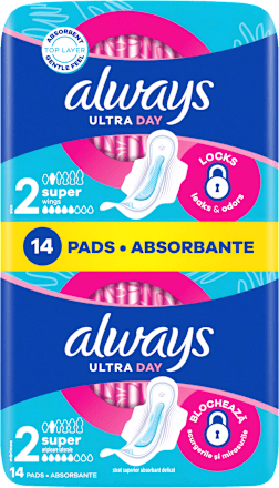 vložky s křidélky Ultra Day, velikost 2 Super always