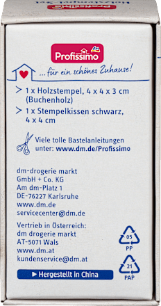 Holzstempel-Set Herzen Profissimo