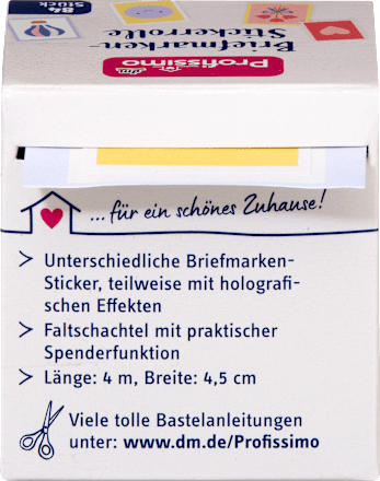 Stickerrolle Briefmarken Profissimo