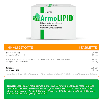 ArmoLIPID Tabletten á 2,8 mg Monacoline 90 St ArmoLIPID
