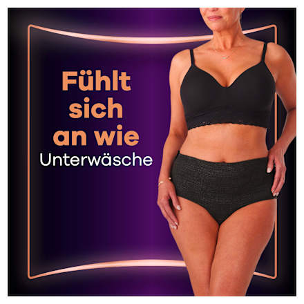 discreet Pants Inkontinenz Boutique schwarz, Gr. L always