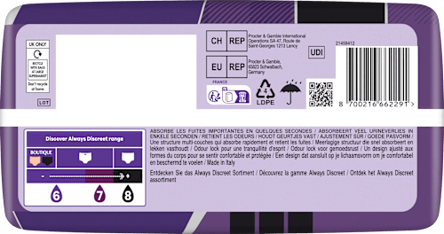 discreet Pants Inkontinenz Maximum Protection, Gr. L always