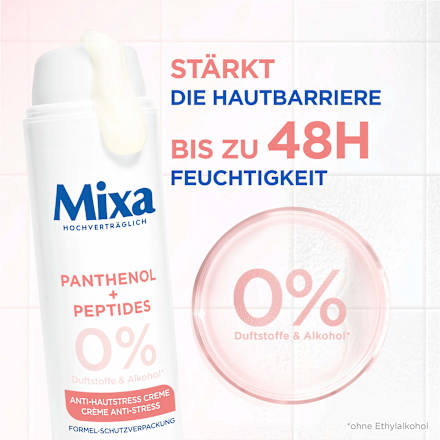 Feuchtigkeitcreme Anti-Hautstress Mixa