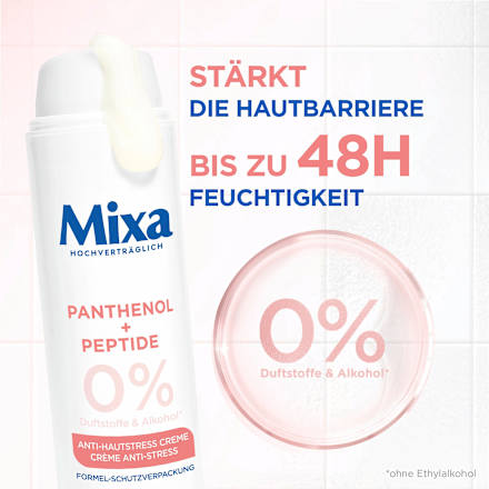 Feuchtigkeitcreme Anti-Hautstress Mixa