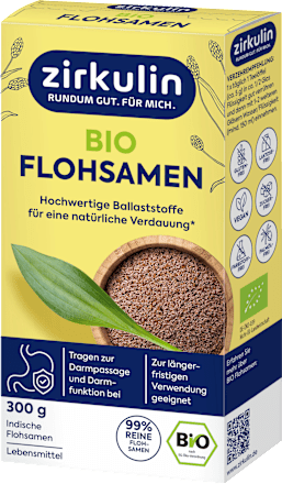 Bio Flohsamen Zirkulin
