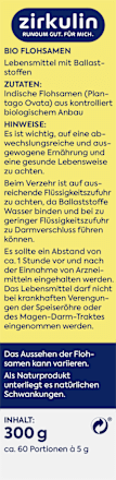Bio Flohsamen Zirkulin