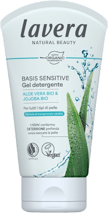 Gel detergente viso Basis Sensitiv lavera NATURKOSMETIK