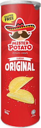 Sós burgonyachips, gluténmentes MISTER POTATO