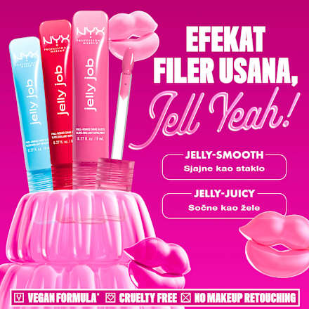 jelly job sjaj za usne - 08 JELLY KISS'D NYX PROFESSIONAL MAKEUP