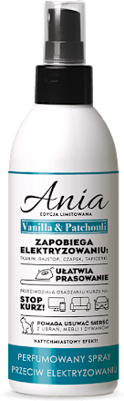 Płyn antyelektrostatyczny Vanilla & Patchouli Ania
