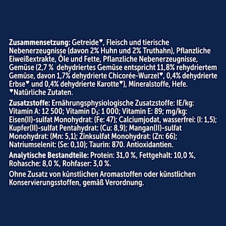 Trockefutter Katze mit Geflügel, Inhome doppelt lecker - delicieux duos Felix