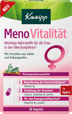 Kapseln Meno Vitalität Kneipp