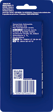 Zahnseide Essential Gewachst Minze (2 x 50 m) Oral-B