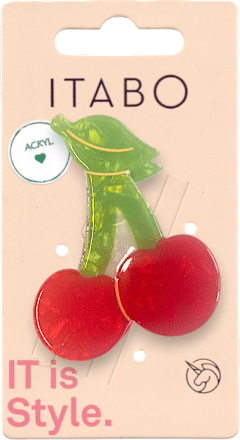 Akrilna kopča za kosu – trešnja ITABO