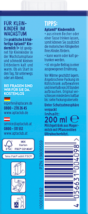 Kindermilch Pronutra ab 1 Jahr Aptamil