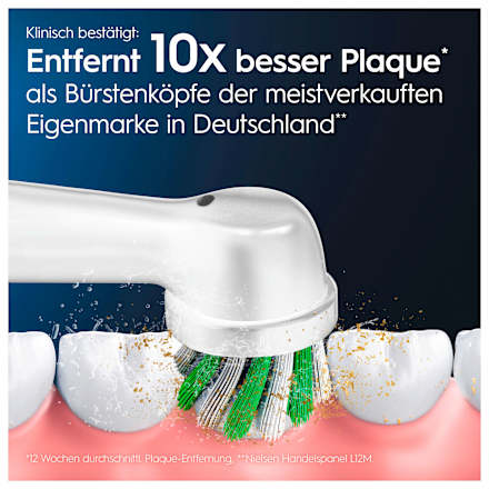Aufsteckbürsten Pro Cross Action weiß Oral-B