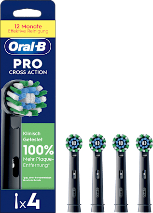 Aufsteckbürsten Pro Cross Action schwarz Oral-B