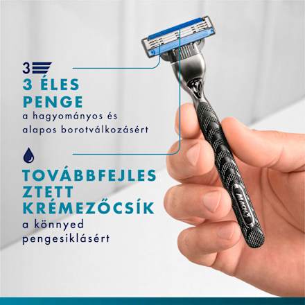 Férfi borotvabetét, Mach3 Gillette