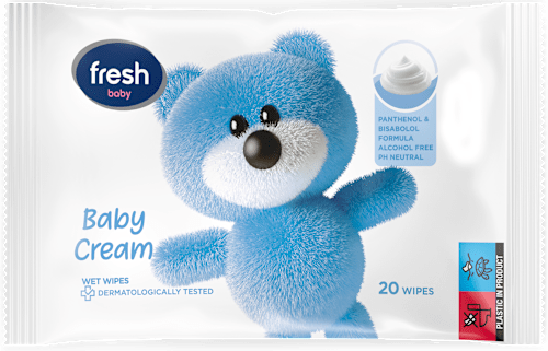 CREAM - vlažne maramice za bebe  Baby fresh