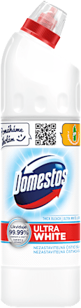Tekutý dezinfekčný a čistiaci prostriedok Ultra White White & Shine Domestos