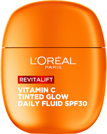 Tagescreme Vitamin C getönter Glow tägliches Fluid LSF 30 L'ORÉAL PARiS REVITALIFT