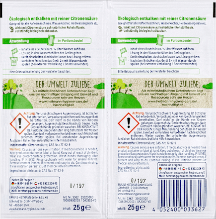 Entkalker Bio Heitmann