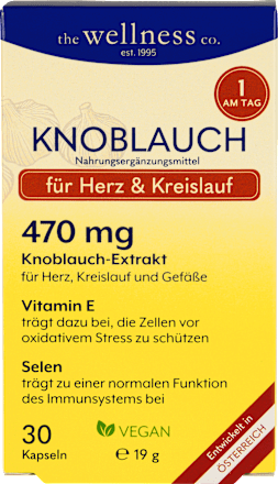 Kapseln Knoblauch the wellness co.