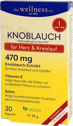 Kapseln Knoblauch the wellness co.