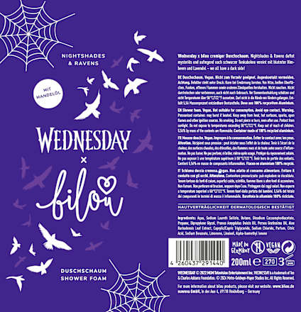 Duschschaum Nightshades & Ravens bilou