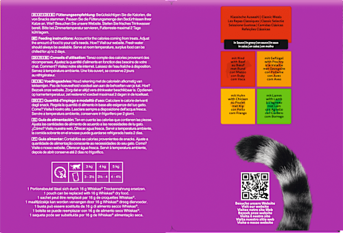 Nassfutter Katze, Klassische Auswahl in Sauce, Jumpopack (80x85 g) Whiskas