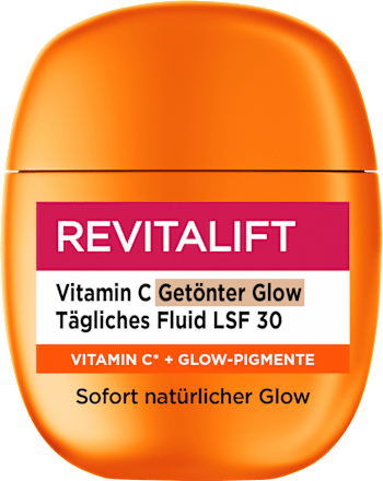 Gesichtscreme Vitamin C getönter Glow tägliches Fluid LSF 30 L'ORÉAL PARiS REVITALIFT