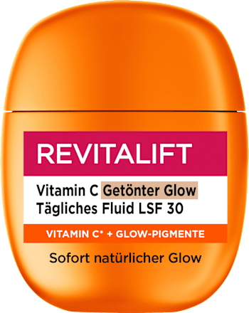 Gesichtscreme Vitamin C getönter Glow tägliches Fluid LSF 30 L'ORÉAL PARiS REVITALIFT