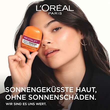 Gesichtscreme Vitamin C getönter Glow tägliches Fluid LSF 30 L'ORÉAL PARiS REVITALIFT