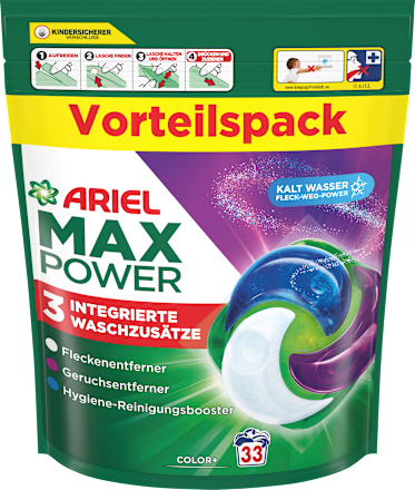 Colorwaschmittel Max Power Pods ARIEL