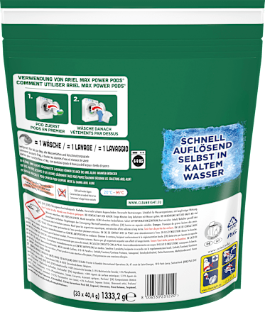 Colorwaschmittel Max Power Pods ARIEL