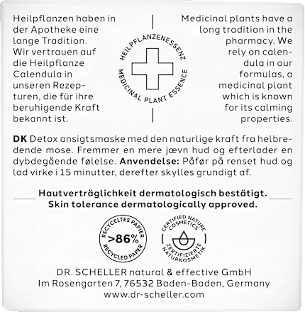 Maske Detox Heilmoor  Dr. Scheller