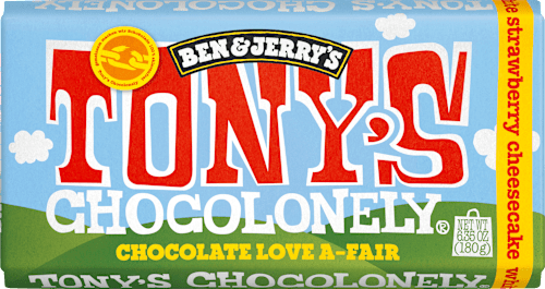Weiße Schokolade Strawberry Cheesecake TONY'S CHOCOLONELY