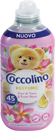 Ammorbidente concentrato Perfume fiori di tiarè e frutti rossi Coccolino