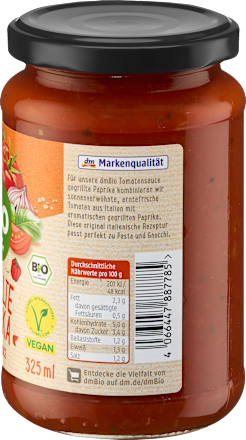 Bio paradižnikova omaka s papriko z žara dmBio