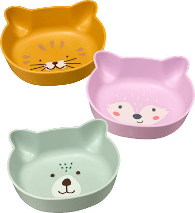 Etetőtál, állat motívummal, többféle babylove