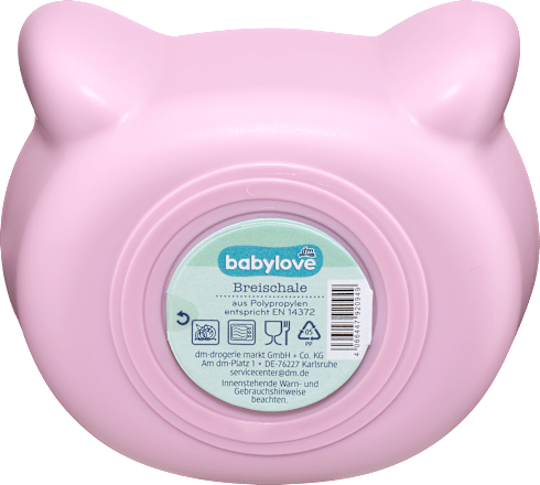 Detská miska na kašu z polypropylénu babylove