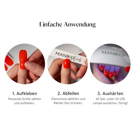 Starterset UV Gel Nagelfolien Vintage Velvet Maniko