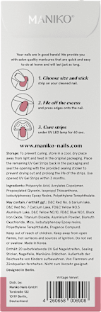 Starterset UV Gel Nagelfolien Vintage Velvet Maniko